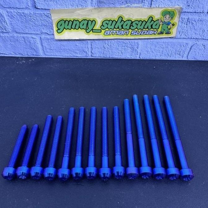 Baut Titanium Crankcase Set Ninja R SS RR ZX New RR