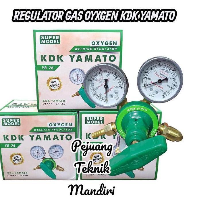 Gaswoii- Regulator Las Oxygen Yamato Yr 76 / Regulator Gas Oksigen Yamato Yr76