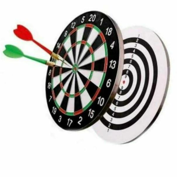 Dart Board 17" /papan dart board besar