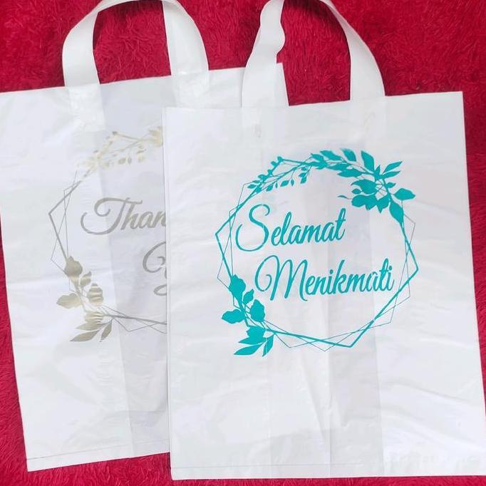 Gaslangsung- Kantong Plastik Box 18X18 Syukuran Isi 50Pcs Nasi Box, Kantong Plastik Hajatan Tahlilan