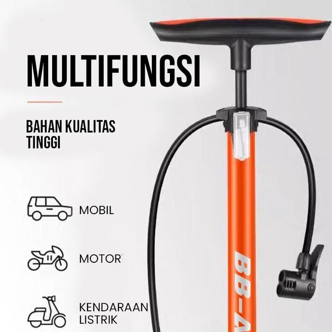 Gaswoii- Pompa Ban Motor Pompa Sepeda Motor Kompa Angin Ban Motor Pompa Sepeda Dan Motor Pompa Angin