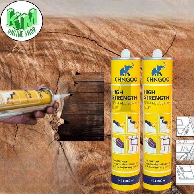Lancarjaya- Lem Sealant Kayu Batu High Strength Lem Anti Rayap Lem Botol