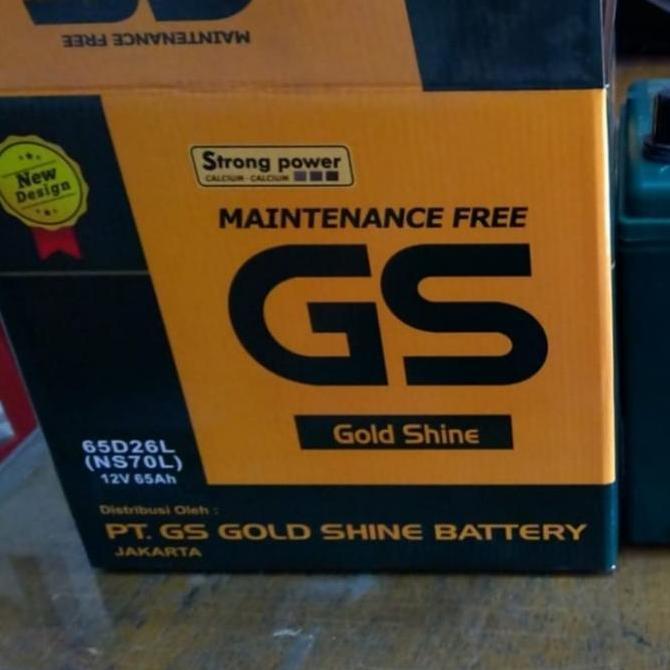 Aki PAJERO/ Aki Escape/ GS MF NS70L Gold Shine/ 65D26L 65Ah