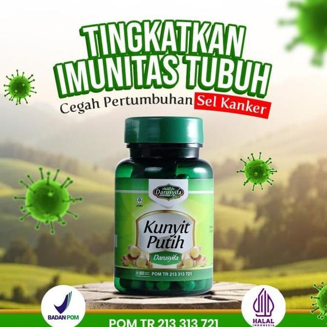 Feminin- Kapsul Kunyit Putih Darusyifa Herbal Alami Penuh Manfaat