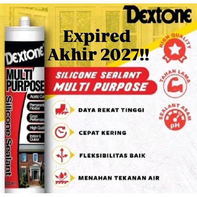 Promo Lem Sealant Botol Clear Dextone / Lem Kaca Bening Dextone /Lem silicon Diskon