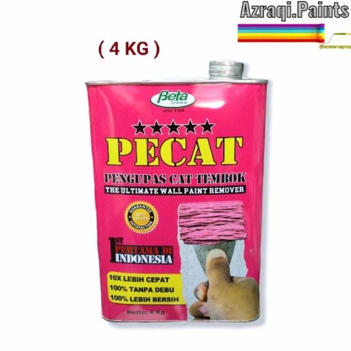 JUPRISYAHPU - PERONTOK CAT TEMBOK PECAT ( 4 KG ) - PAINT REMOVER CAT TEMBOK