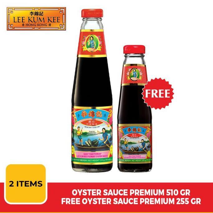 LEE KUM KEE Premium Oyster Sauce | Saus Tiram Premium 510gr + 255gr Banded