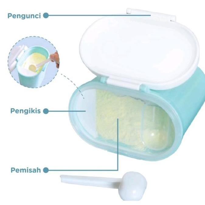 BabySafe - MC001 - Wadah Penyimpanan Susu Formula 400 ml | Toples Susu Formula | Kotak Susu Formula 