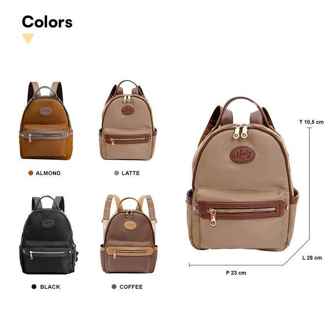 Alyee- Hody Bag - Tas Ransel Wanita Muat Banyak Korean Style Terbaru 2025   - Nagita Backpack