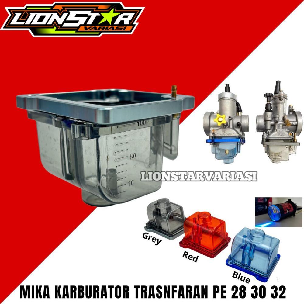 Mika Penutup Karburator Mangkok Transparan PE PWK 28 30 32 Keihin Sudco Cover Universal