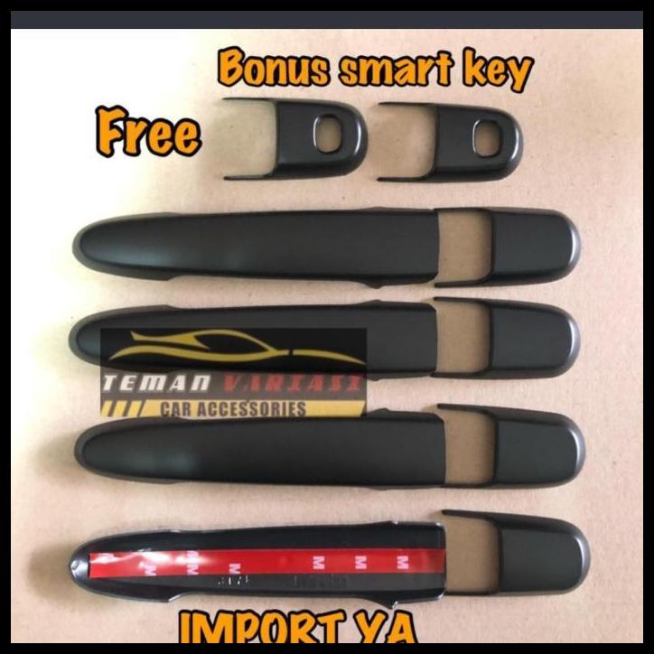 TERMURAH COVER HANDLE HANDEL PENGAMAN PINTU MOBIL TOYOTA CALYA SIGRA HITAM DOFF 