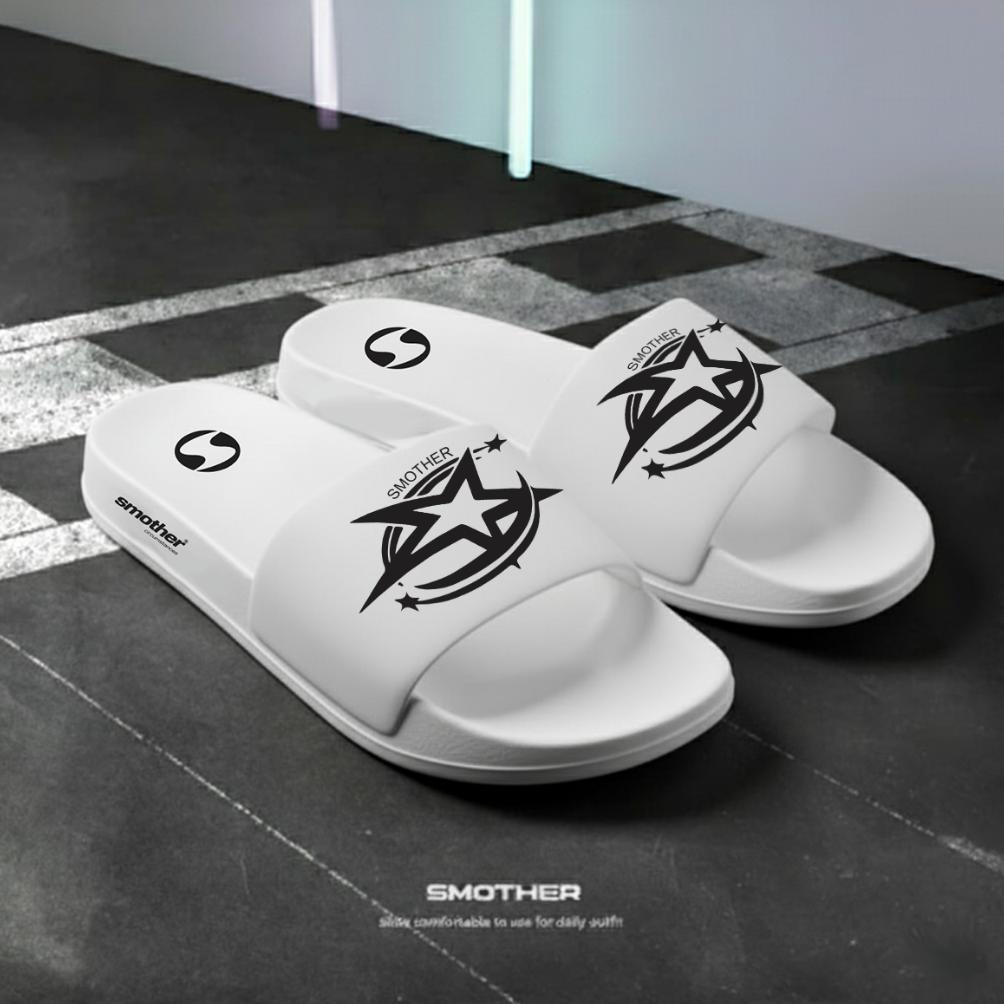 DISKON SANDAL SLOP PRIA SMOTHER KEKINIAN/SANDAL SLOP PRIA SANTAI/SANDAL SLOP PRIA TERBARU.