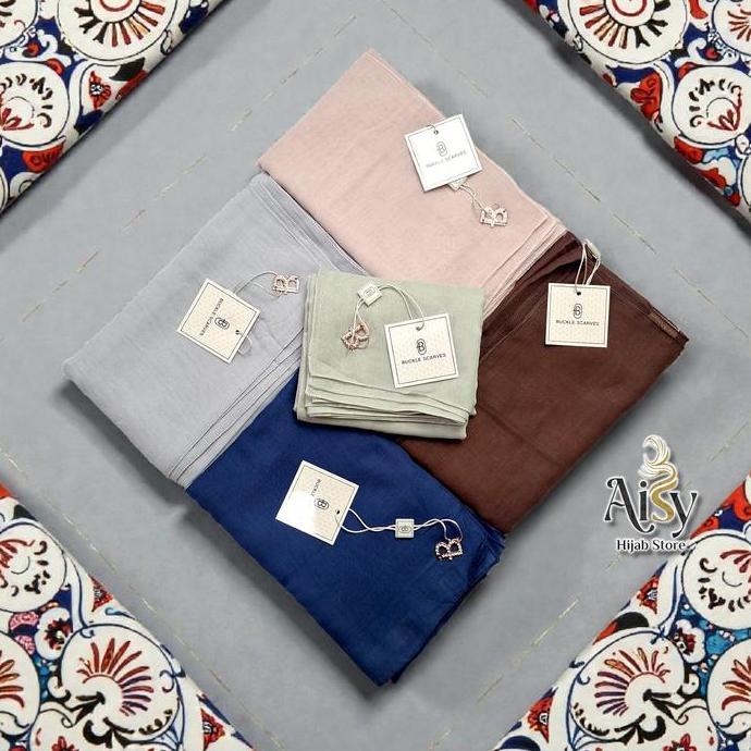 DY38 >> Hijab SegiEmpat Paris Luxury 4S Buckle Scarvers//Kerudung Paris Luxury 4S BuckleScarvers
