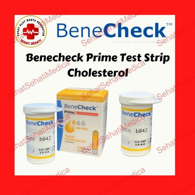 Benecheck Prime Test Strip Cholesterol / Kolesterol / Benecheck Prime