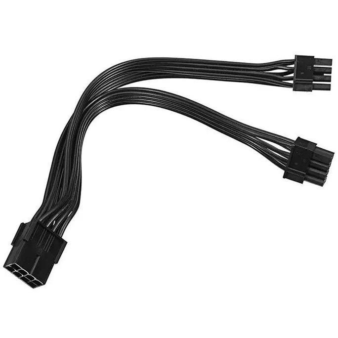 Deepflip- Kabel Vga 8 Pin Female To Dual 8 Pin Pcie (6+2) Male Black Edition