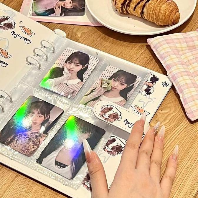 A5 PU Binder Lucu Kartu Foto Album Idola Kartu Foto Mengejar Bintang Buku Penyimpanan Album Foto Pol
