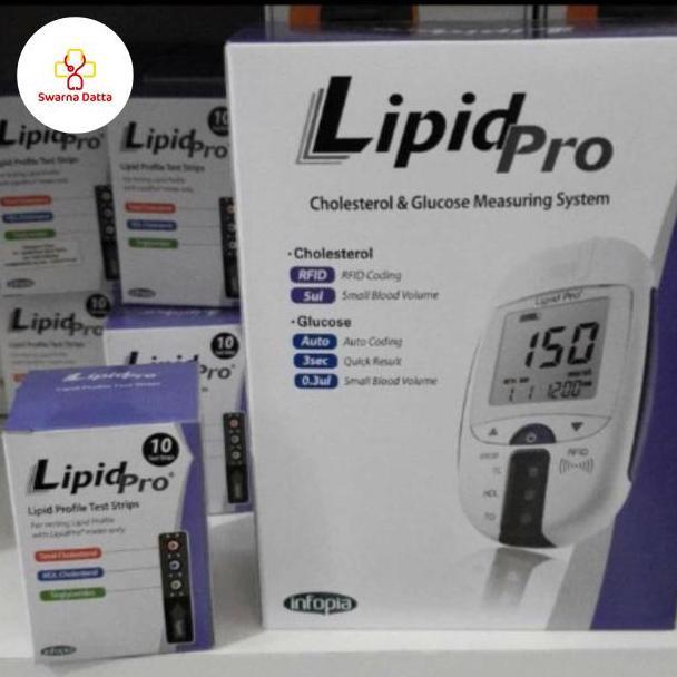 Alat Tes Kolesterol Darah Lengkap HDL LDL Trigliserida Lipid Pro