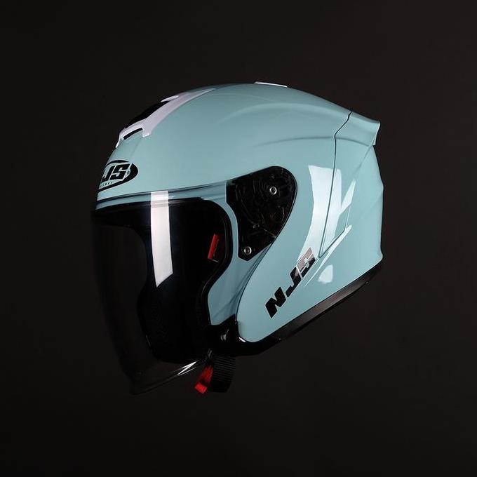 Njs Kairoz V1 Easy Green Solid - Helm Half Face | Microlock | Kairoz Polos | Kairoz Ori | Njs Ori | 