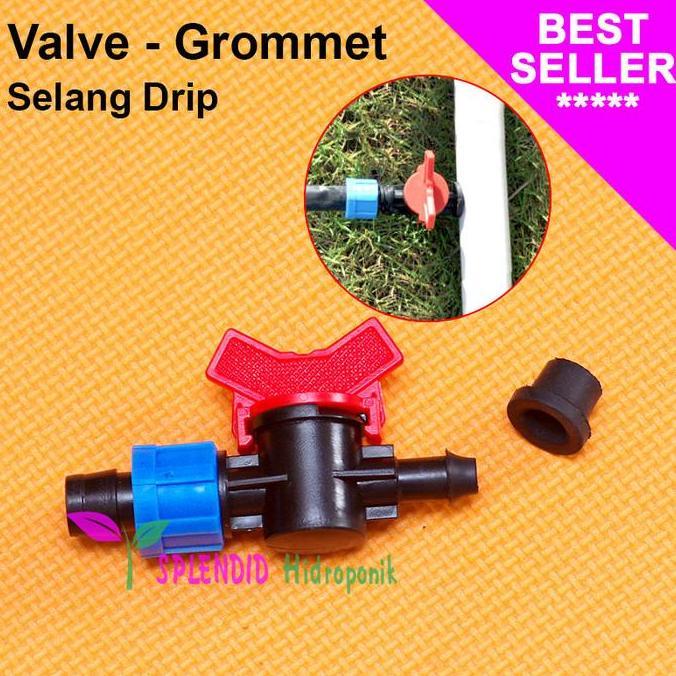 Valve Offtake + Karet Selang Drip / Tetes