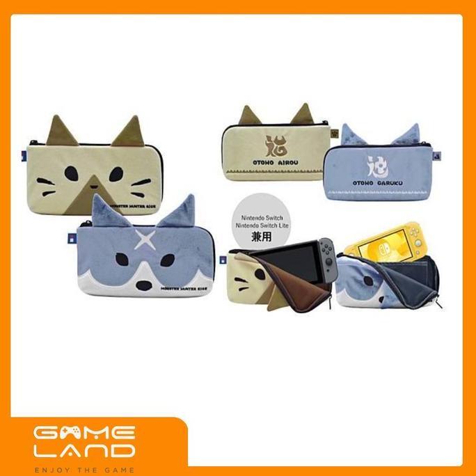 HORI Monster Hunter Rise Hand Pouch Tas for Nintendo Switch