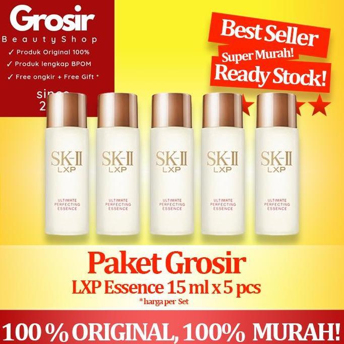 SK-II SKII SK2 SK II Paket GROSIR LXP Ultimate Perfecting Essence 30ml x 5pcs Original from Official
