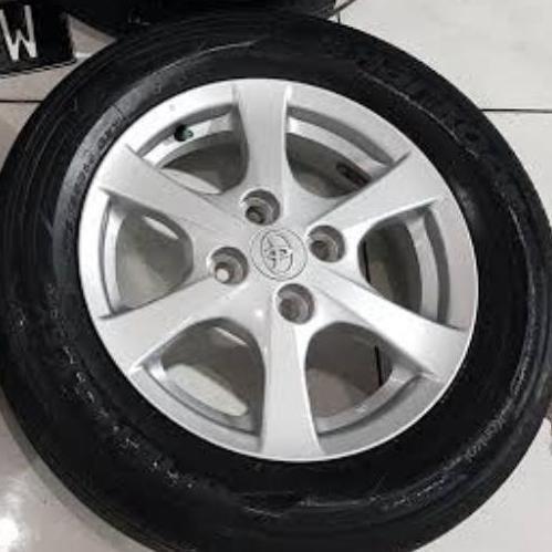1 buah velg r14 agya +Ban 175/65