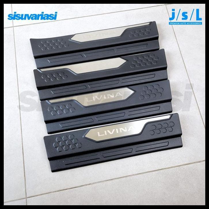 TERLARIS SILLPLATE / SILL PLATE SAMPING NISSAN LIVINA 2019-UP ACTIVO SPORTY JSL | AKSESORIS MOBIL 