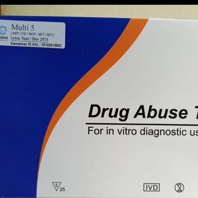 Drug Abuse Test multi 5 parameter merek egens eceran