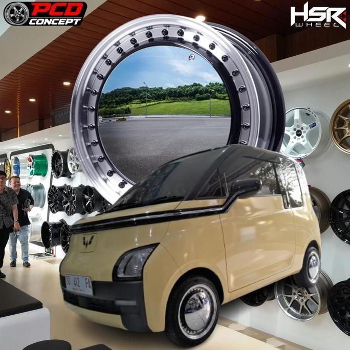 Velg Hsr mirror ring 14 plus ban buat wuling air ev 4pcs velg ban