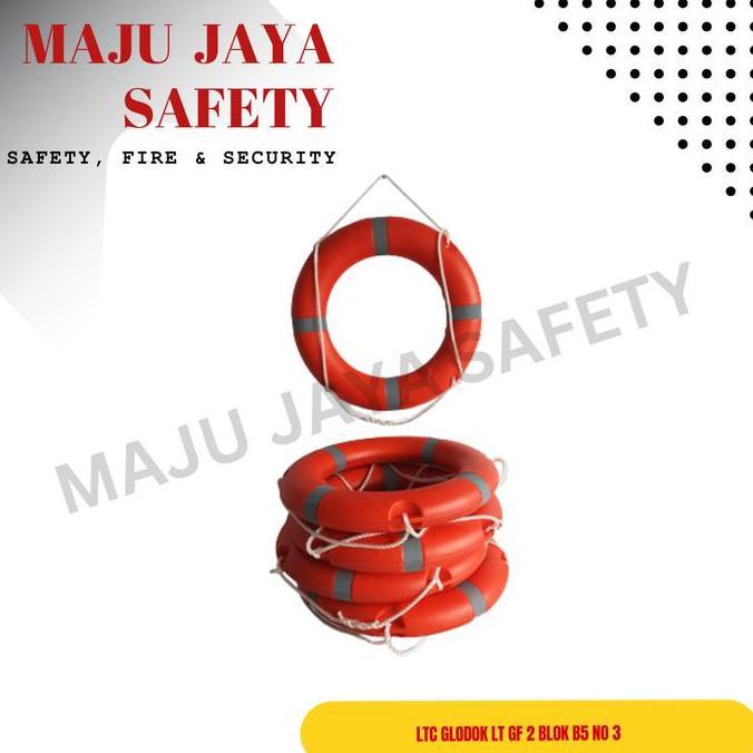 NEW RING BOUY FIBER LIFE BOUY PELAMPUNG KAPAL KOLAM RENANG LAUT