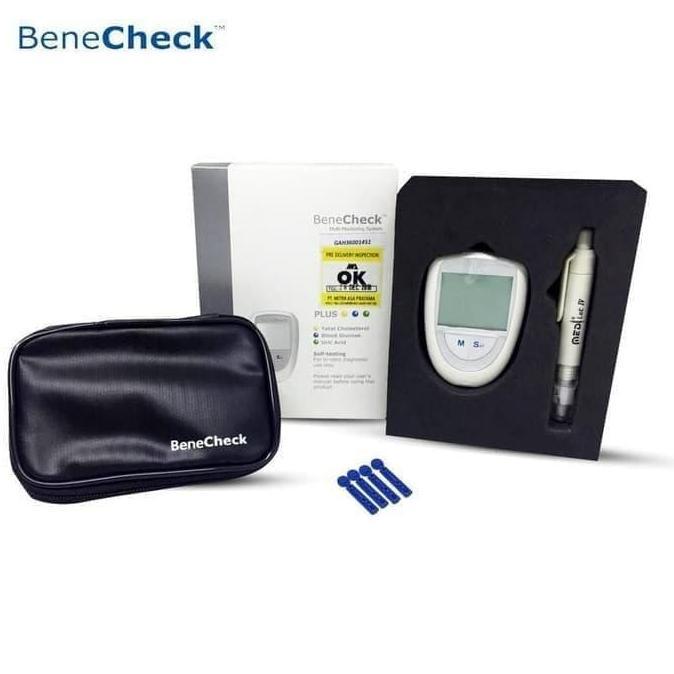 Alat Benecheck 3in 1 Gcu (Tanpa Strip) Benecheck alat tes darah