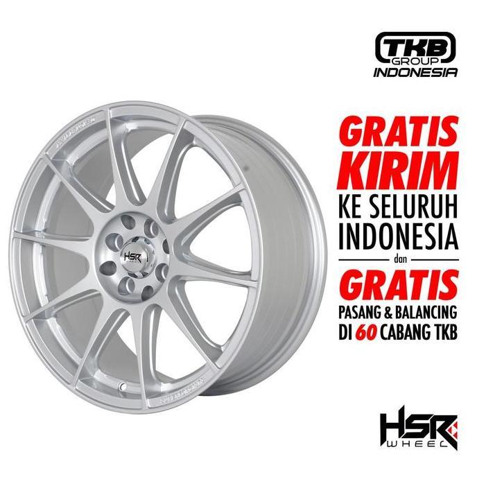 Velg Mobil Ring 17 HSR MODUNG H1090 - PCD H8X100-114,3 ET35 SILVER