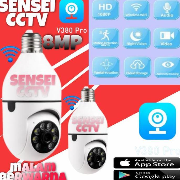 BEBAS ONGKIR - VR CAM 360 / IP Cam VR 360 Wireless Fish Eye 360, 3D Panoramic Lens