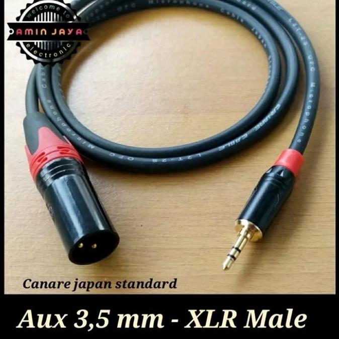 KABEL JACK AUDIO XLR  TO JACK AUX 3.5MM