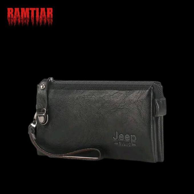 Jeep Dompet Pria Kulit Asli Domba dengan Slot Kartu - Dompet Jeep Kulit Asli untuk Pria