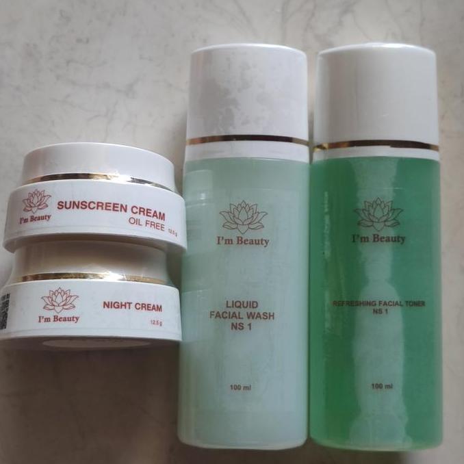I'm Beauty paket NS1-02 oily skin isi 4 - im beauty by immortal