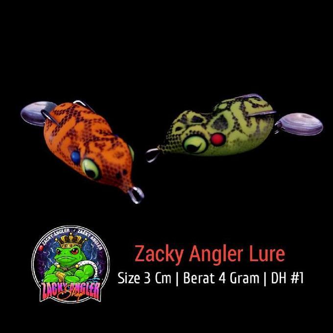 Soft Frog Mini 3 Cm Zacky Angler Lure Umpan Casting Gabus (TERBAIK) (TERBARU) (TERMURAH)