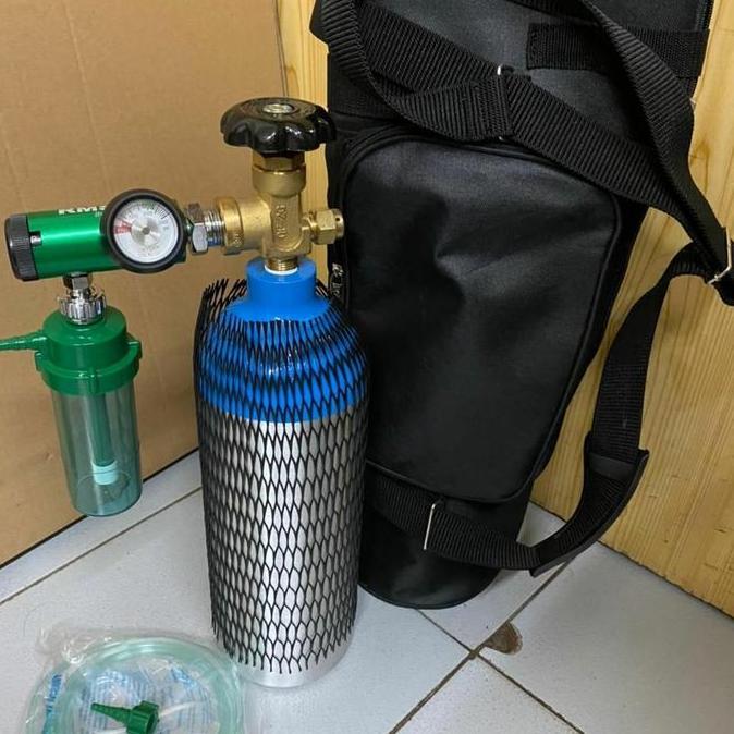 tabung oksigen portable 0.25m3 (1/4 kubik) travel