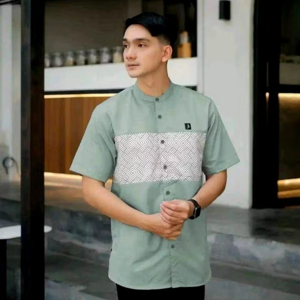 big promo baju koko kautsar lengan pendek baju koko kausar lengan pendek koko dewasa lengan pendek b