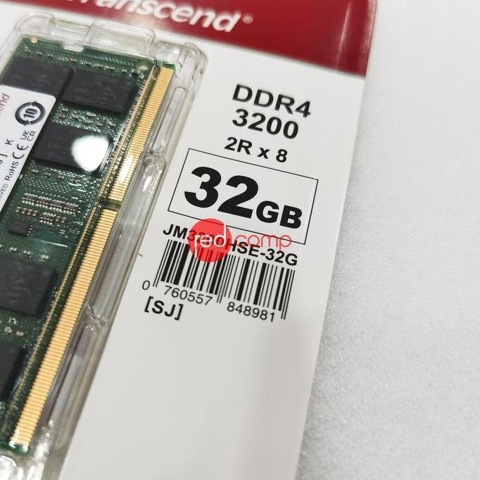 Transcend JetRam DDR4 32GB 3200 MHz SODIMM (JM3200HSE-32G) (TERBAIK) (TERBARU) (TERMURAH)