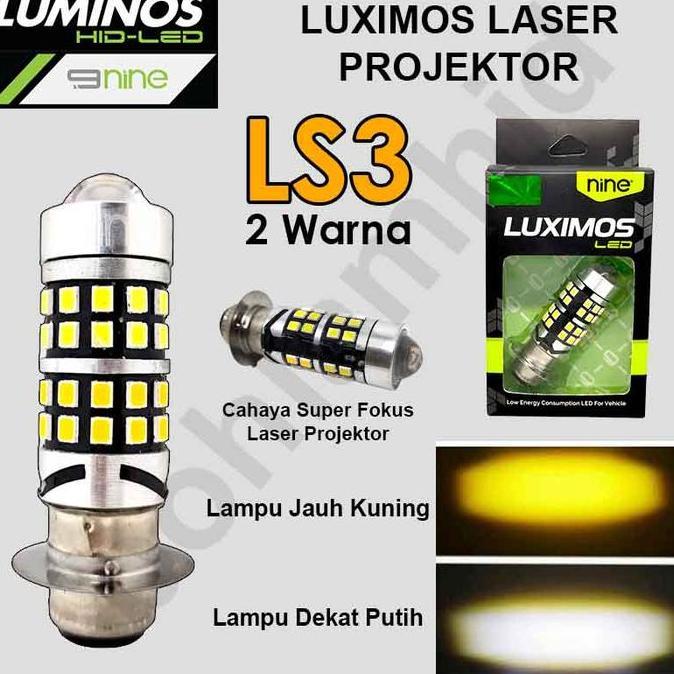 Promo Lampu Motor LED Laser LUXIMOS Honda Beat ESP FI 15W 2Warna H6 M5 T19 Diskon