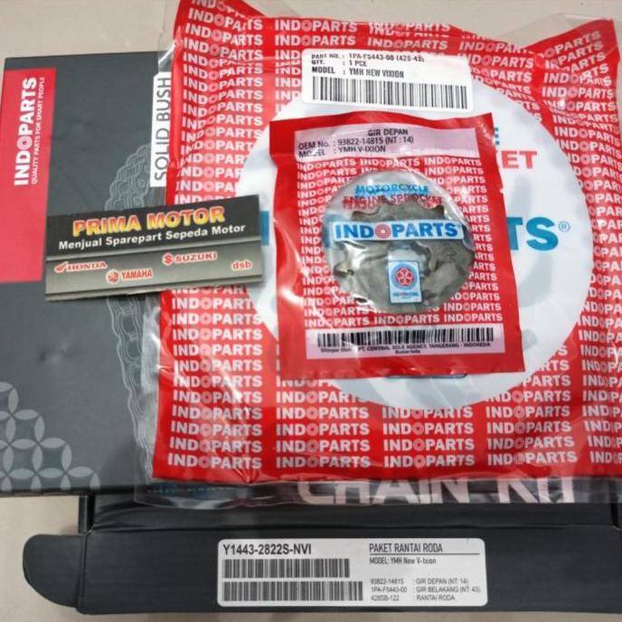 TERBARU - GEAR SET VIXION NEW 1PA INDOPART GIR SET VIXION NEW 1PA INDOPARTS