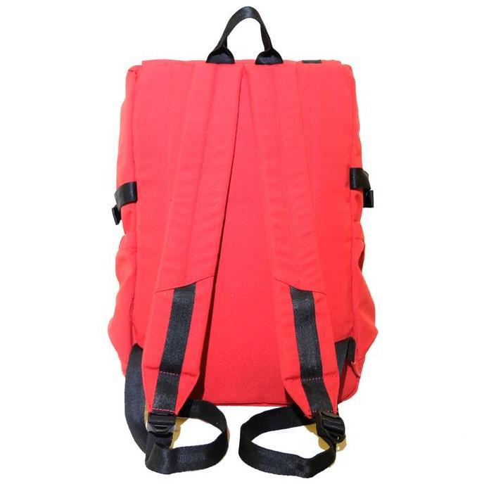 Evrawood Detroit Backpack - Pure Red / Tas Ransel Kanvas
