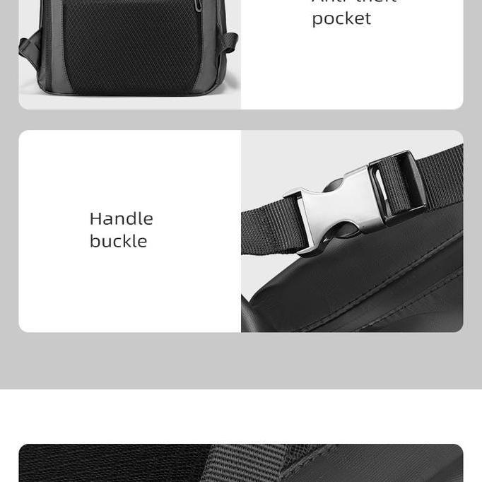 Mark Ryden Tas Ransel Backpack Laptop 15.6 Inch MR9019 Hitam