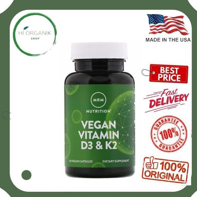 MRM Vegan Vitamin D3 & K2 60 Vegan Caps Vitamin D3 K2 vegan