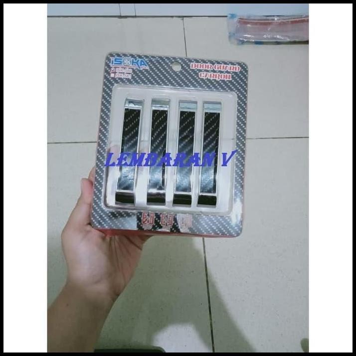 TERBARU DOOR GUARD PELINDUNG PINTU CARBON MOBIL FORTUNER 