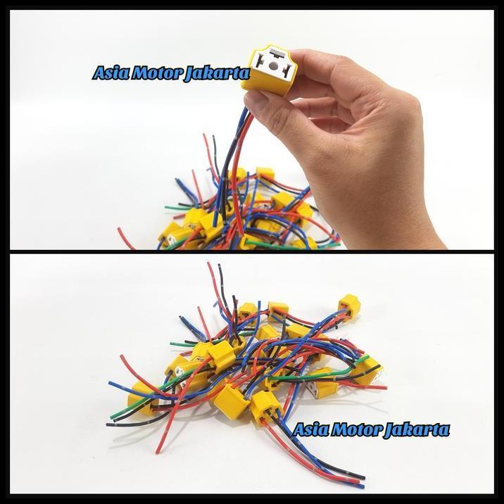 TERMURAH SOCKET LAMPU H4 - SOKET LAMPU UTAMA H4 24V - BAGUS - ALL TRUCK