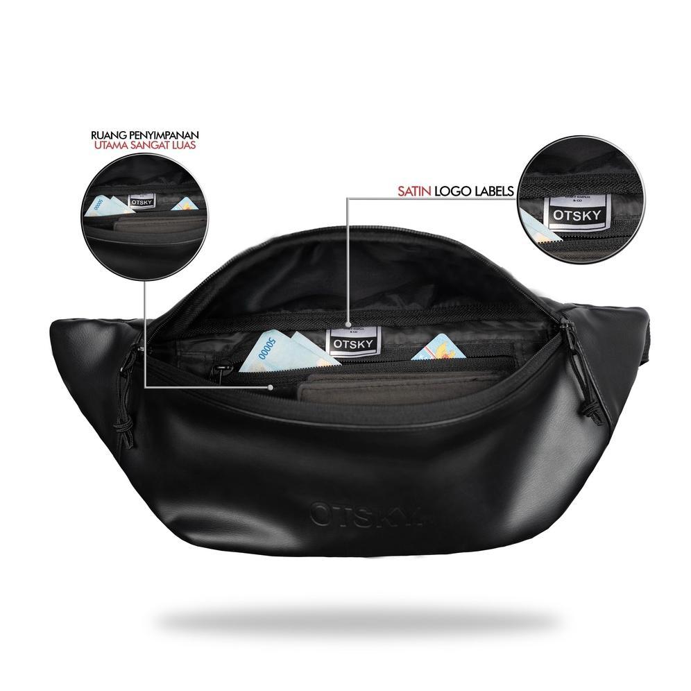 BIG SALE OTSKY TAS WAISTBAG TAS SELEMPANG IMT SEMI KULIT