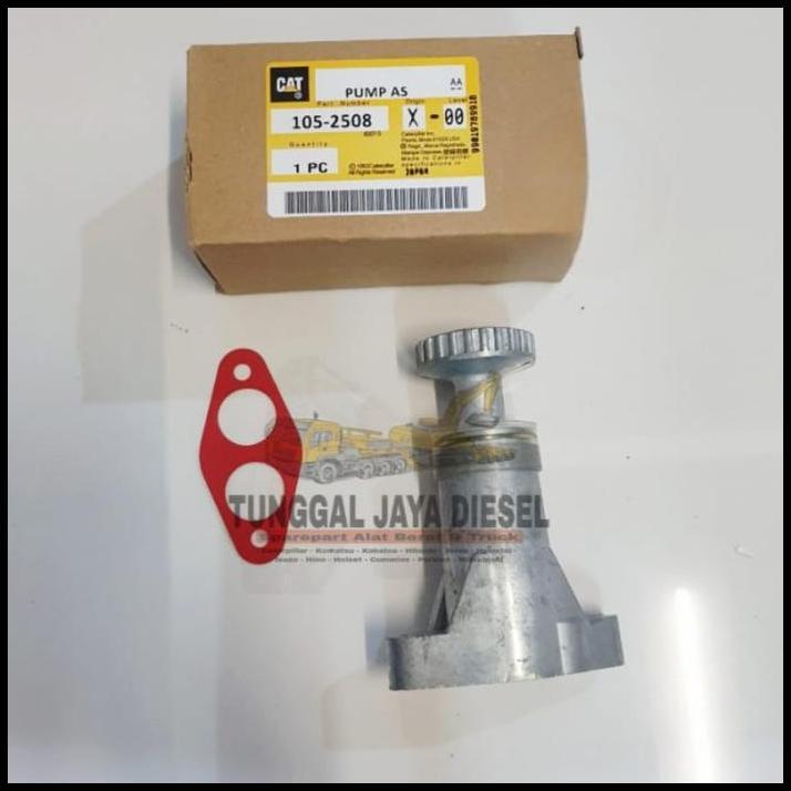 DISKON FUEL PRIMING HAND PUMP POMPA SOLAR E320C 320C 105-2508 1052508 