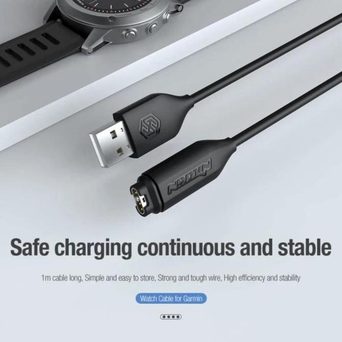 TERLARIS - Kabel Charger Garmin watch Nillkin usb - charger jam tangan Garmin